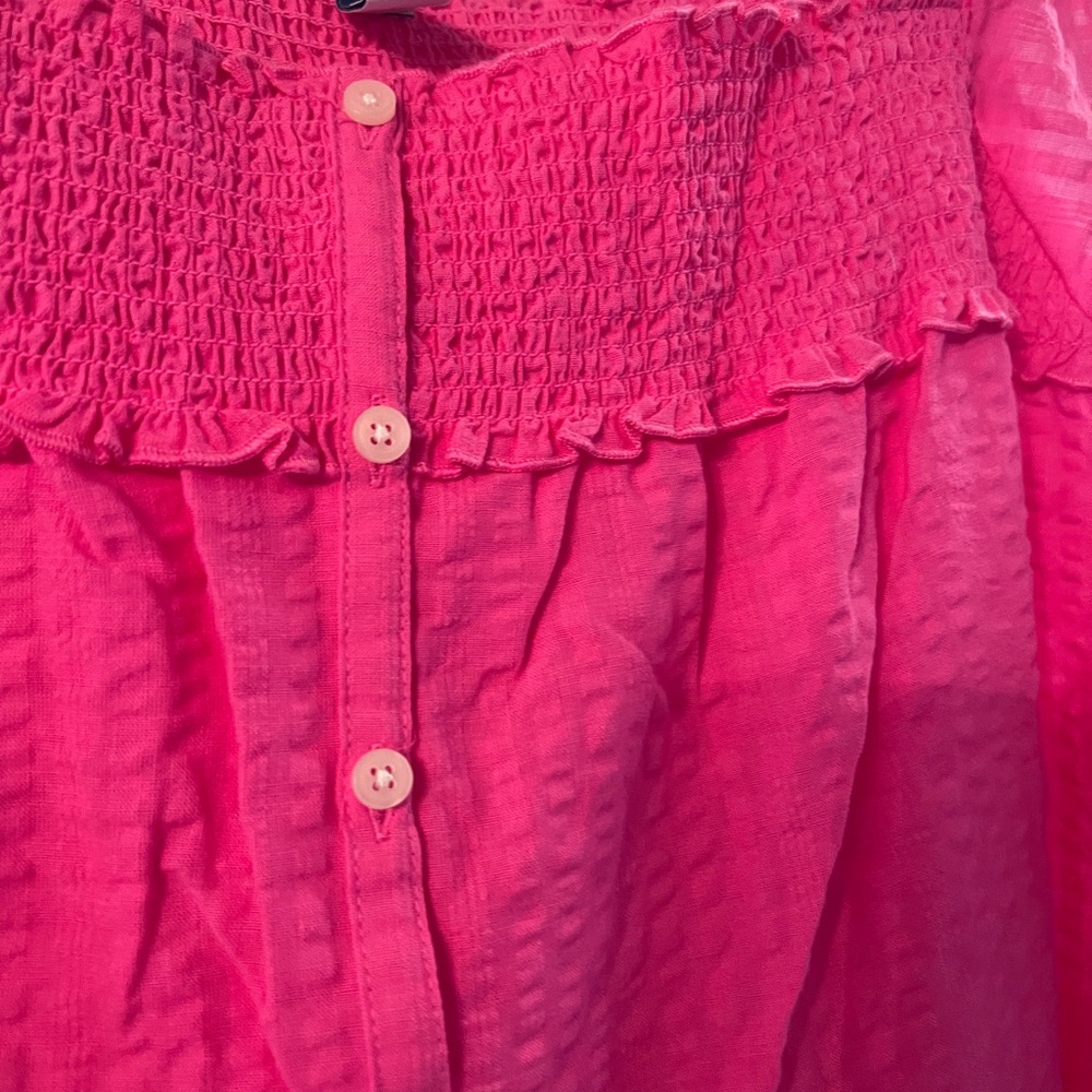 Old Navy Hot Pink SunDress Women’s Plus Size 2X - Picture 2 of 7